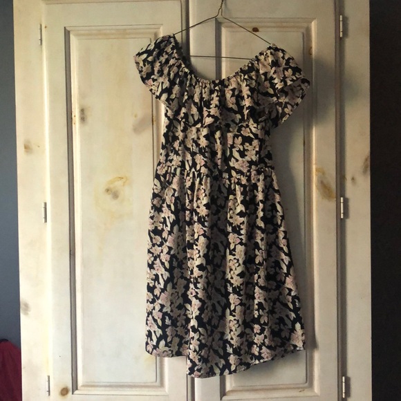 Floral Off the Shoulder Dress - Picture 1 of 2